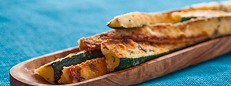 Grilled zucchini for dialysis diet