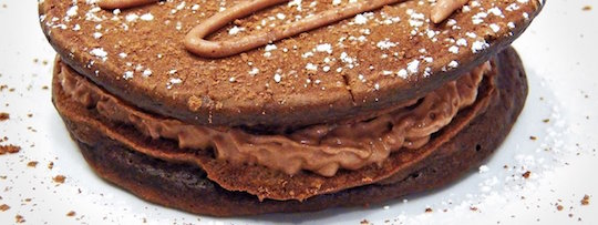 Chocolate Pancakes With Moon Pie Stuffing