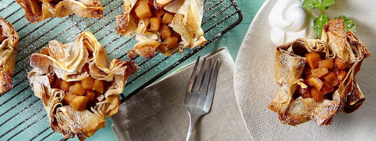apple phyllo pastries recipe